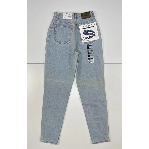 Vintage Lawman Western Jeans Women’s Size 7 Blue Tapered Leg Rodeo Cowboy 26x32 - Picture 3 of 5